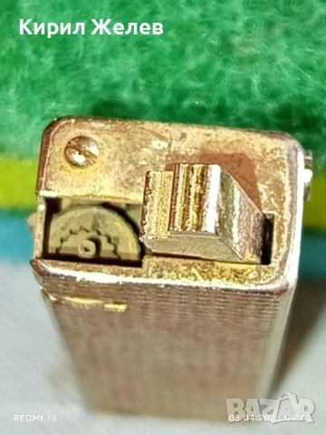 Винтидж запалка RONSON рядък модел златиста за КОЛЕКЦИОНЕРИ 54506, снимка 6 - Запалки - 54074340