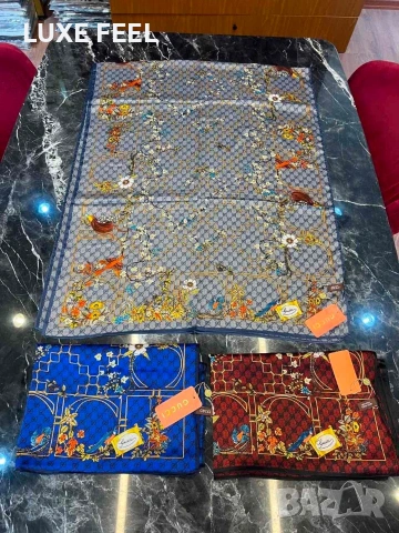 Gucci 🔥 Chanel 🔥 Hermes 🔥Goyard 🔥Копринени Шалове , снимка 13 - Шалове - 54946469