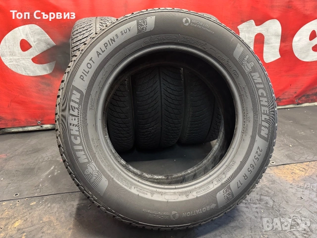 225 65 17, Зимни гуми, Michelin PilotAlpin5SUV, 4 броя, снимка 5 - Гуми и джанти - 54978836