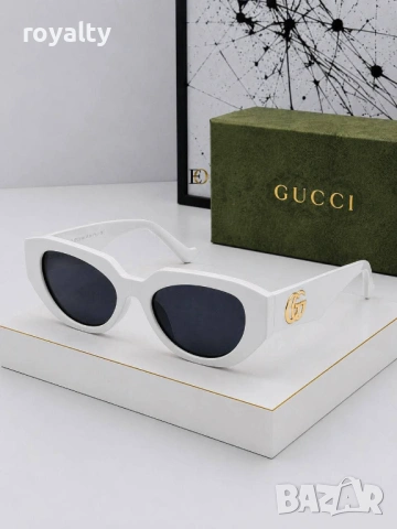 Gucci Нови Дамски Слънчеви Очила с Кутия Различни Цветове Гучи , снимка 3 - Слънчеви и диоптрични очила - 54621207