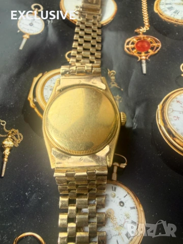 18к златен часовник Rolex Oyster Perpetual , снимка 7 - Мъжки - 54411871