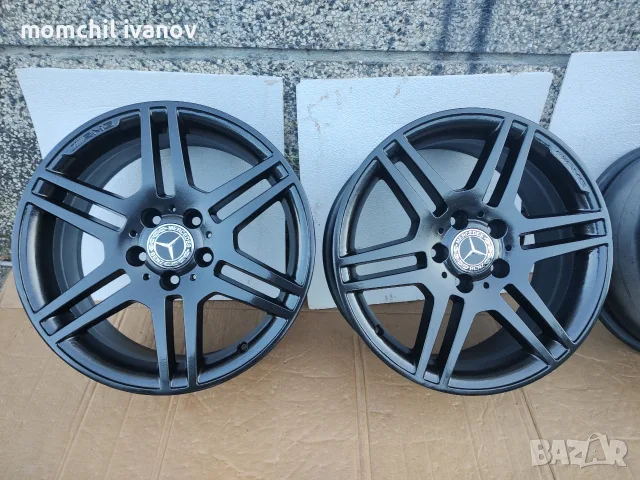17" оригинални AMG джанти за Мерцедес, спорт пакет, 5х112, ц.о. 66,6, снимка 4 - Гуми и джанти - 55534529