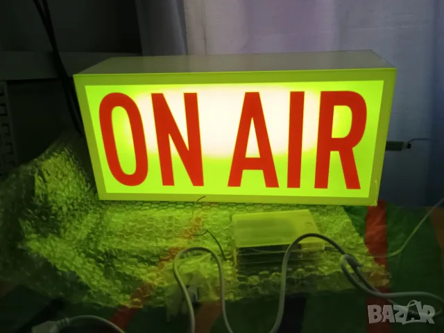 Супер модерна светеща LED табела ON AIR, снимка 8 - Рекламни табели - 55383381