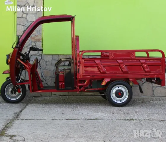 ЕЛЕКТРИЧЕСКА СЕЛСКОСТОПАНСКА ТРИКОЛКА С ПОКРИВ 2000W, снимка 3 - Мотоциклети и мототехника - 55694104