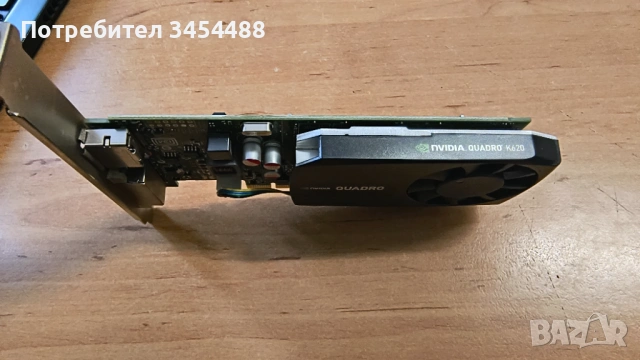Видео карта NVIDIA Quadro K620 2GB 128-bit DDR3, снимка 3 - Видеокарти - 53956174