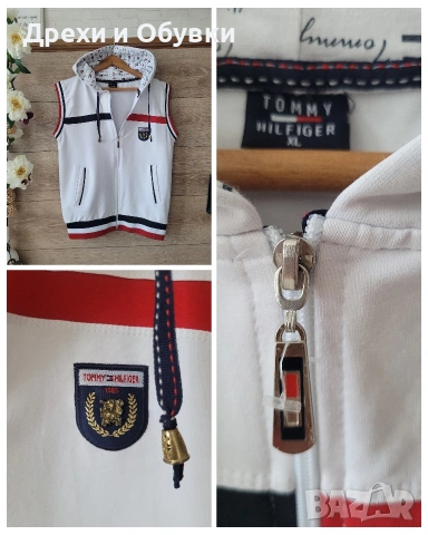 Спортен елек с качулка TOMMY HILFIGER , снимка 8 - Елеци - 54713270