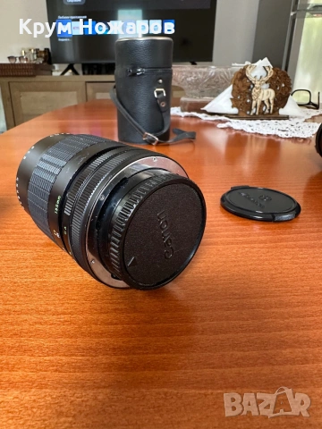 Продавам Обектив  Makinon. MC. 1:2.8. f=135 mm. 852699. 52ф. АUTO в добро състояние , снимка 3 - Обективи и филтри - 55261488