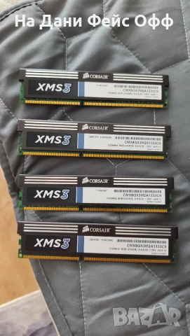Рам памет DDR3-16 GB ( 4 плочки по 4 GB) Цената е за четирите  броя. , снимка 2 - RAM памет - 54193146