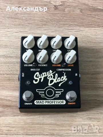 Mad Professor Super Black Fender Blackface Preamp + Sweet Honey Overdrive Pedal, снимка 9 - Китари - 55442279