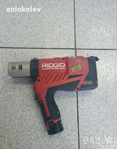 Акумулаторна радиална преса RIDGID RP240, снимка 2 - Други инструменти - 54795536