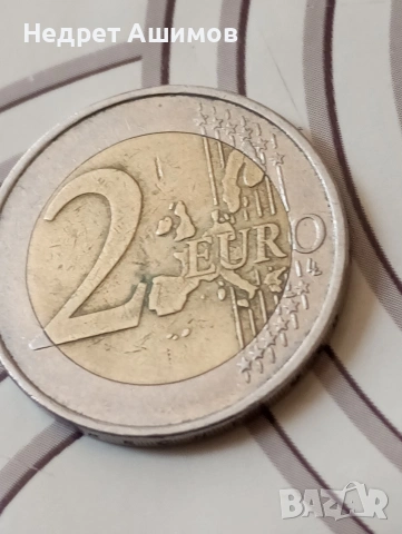 2 евро 2002 г.F Германия , снимка 2 - Нумизматика и бонистика - 54603545