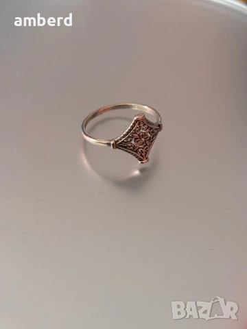 Невероятен сребърен пръстен - модел R064, снимка 5 - Пръстени - 54288083