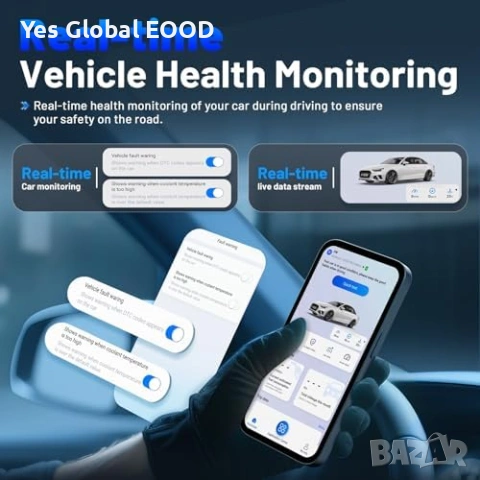 XTOOL AD20 Pro OBD2 диагностика Bluetooth iOS Android, снимка 6 - Аксесоари и консумативи - 54603502