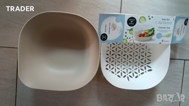 Spice & Soul Sieb - Set / Colander Set екодер., снимка 2 - Аксесоари за кухня - 37923903