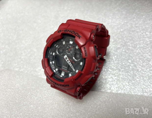 Мъжки часовник CASIO G-SHOCK - GA-100B, снимка 3 - Мъжки - 54602489