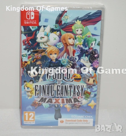 Чисто Нова Игра за Nintendo Switch World Of Final Fantasy Maxima CODE ONLY