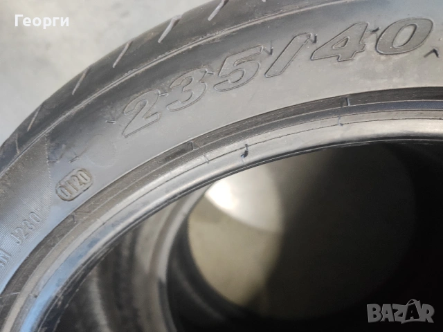 2бр. летни гуми 235/40/18 Pirelli, снимка 5 - Гуми и джанти - 54713501