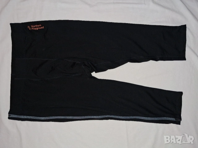 2 броя  - Northern Playground Ziplongs 3/4 и Bergans Fjellrapp 3/4 Tights (XL) термо клин мерино, снимка 2 - Спортни дрехи, екипи - 48231057