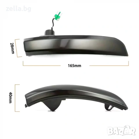 Динамични LED мигачи за странични огледала Ford Focus Mk2 Mk3 Mondeo Mk4 IP67 Plug&Play 10111, снимка 5 - Лед осветление - 54657869