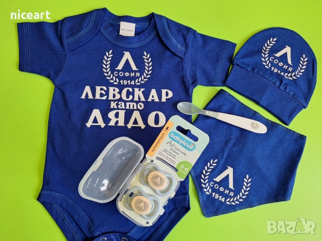Бебешко боди на Левски, снимка 3 - Бодита за бебе - 54902774
