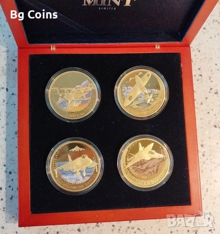 Сребро 1 OZ 2006 Самолети 4 бр 