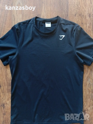 Gymshark Crest T-Shirt - мъжка тениска р-р L, снимка 5 - Тениски - 55054579