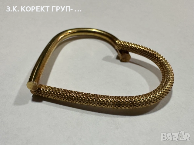 Златна фигура сърце 14К – 1.12 гр, снимка 3 - Колиета, медальони, синджири - 54357833