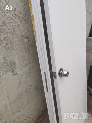 Продавам PVC Каса с врата за баня 60х195 см., дясна, снимка 2 - Врати за баня - 55216132