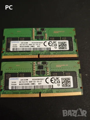 DDR5 Samsung 5600MT 2x8 SO-DIMM ( Лаптоп) памети
