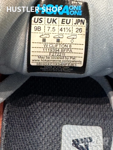 Маратонки HOKA CLIFTON 8. Номер 41.5, снимка 8 - Маратонки - 55137766