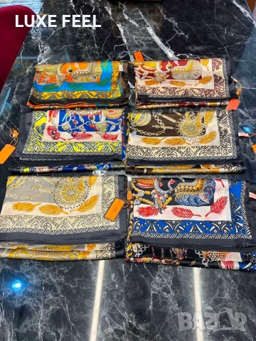 Louis VUITTON 🤍 Chanel 🤍Hermes 🤍Копринени Шалове , снимка 12 - Шалове - 54946452