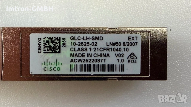 Transceiver Cisco GLC-LH-SMD 10-2625-02 1000BASE-LX/LH Трансивър модулSFP , снимка 4 - Мрежови адаптери - 55086385