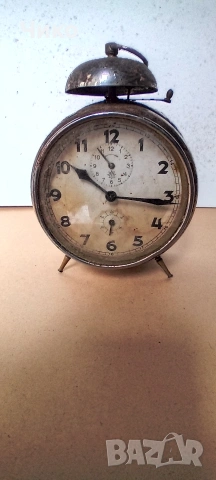 Стар немски здрав будилник "Юхангс", снимка 11 - Антикварни и старинни предмети - 54266406