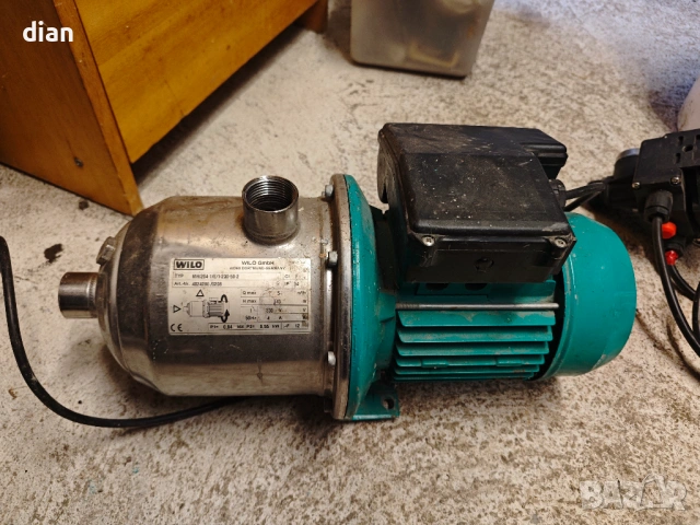 Помпа Wilo MHI204 неръждаема, снимка 2 - Водни помпи - 54084135