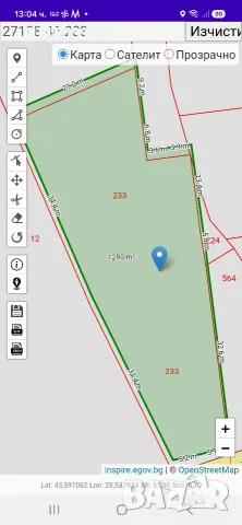 Продавам парцел в с.Езерец общ.Шабла обл.Добрич, снимка 6 - Парцели - 52191078