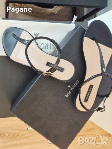 Елегантни кожени сандали Patrizia Pepe - комфорт за широк крак! , снимка 12 - Сандали - 55402267