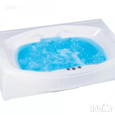 ПРАВОЪГЪЛНА ВАНА+КРАКА+ПРЕДЕН И СТРАНИЧЕН ПАНЕЛ L30281-180X120 CM., снимка 1