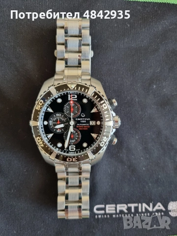 Certina Automatic DS Action Diver Chronograph/Мъжки швейцарски часовник / Автоматичен Хронограф/, снимка 7 - Мъжки - 54727759