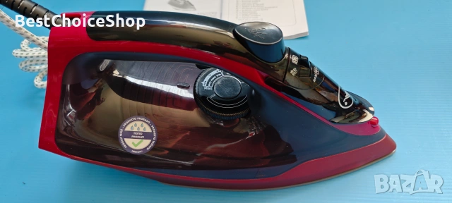 Парна ютия Tefal FV2837E0. 2400 W,  парат 40 г/мин, парен удар 180 г/мин, резервоар 270 мл, снимка 4 - Ютии - 55052935