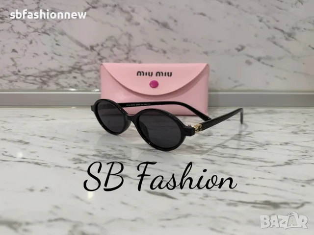 Miu Miu очила с лого в черно, снимка 6 - Слънчеви и диоптрични очила - 55496452