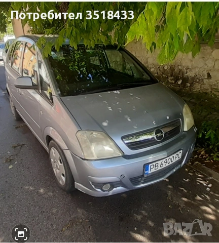 Opel Meriva 1.7cdti 101кс 2006г , снимка 2 - Автомобили и джипове - 54769146
