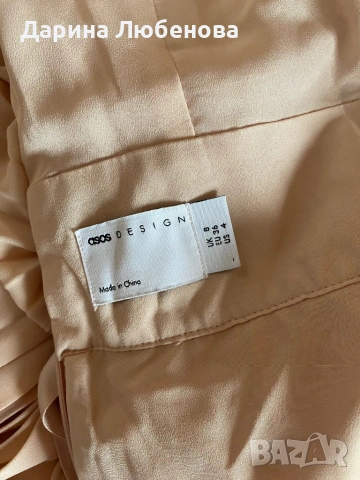ASOS светлорозова рокля, снимка 9 - Рокли - 54392158