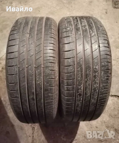 Продавам 2 броя летни гуми 215.50.17 на 1 сезон дот 2020 Goodyear 5.
