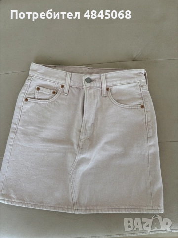 Levi’s светлорозова дънкова пола 