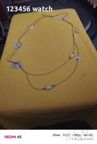 Красиво дамески колие, снимка 2 - Колиета, медальони, синджири - 54297813