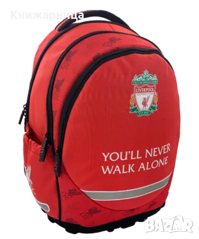 Ученическа Ергономична раница Eurocom Street FC Liverpool, 31x17x45cm