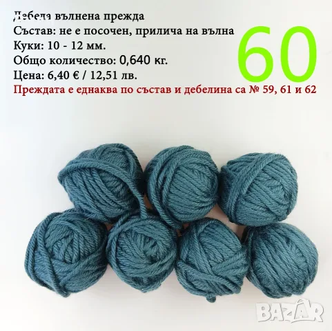 Евтини прежди в малки количества - нови и остатъци , снимка 15 - Други - 52042430