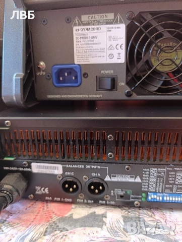 апаратура, dynacord PM 600-3, тонколони bms, стъпало лапгрупен, снимка 10 - Ресийвъри, усилватели, смесителни пултове - 54863436
