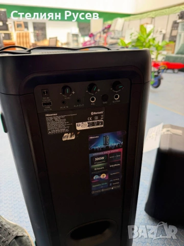 190577  hisense party storm 1  акумулаторна преносима караоке тонколона -цена  234,70 лв или 120 евр, снимка 2 - Караоке - 54605498