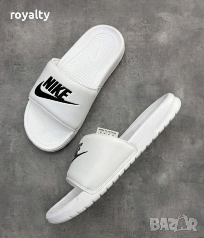 Nike Нови Бели Мъжки Чехли Найк 